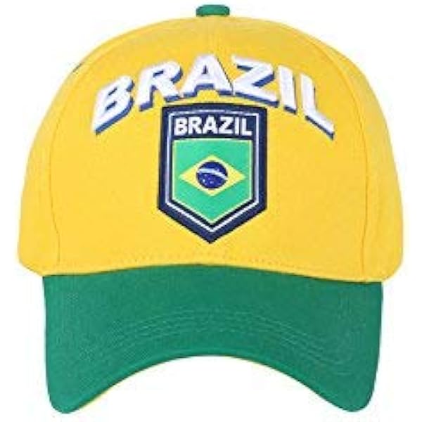 Amazon.co.jp: ブラジル代表チーム ブラジル フラッグ キャップ